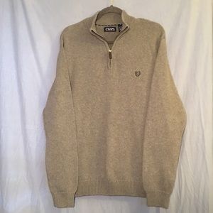 Men’s Gray Chaps Pullover Sweater